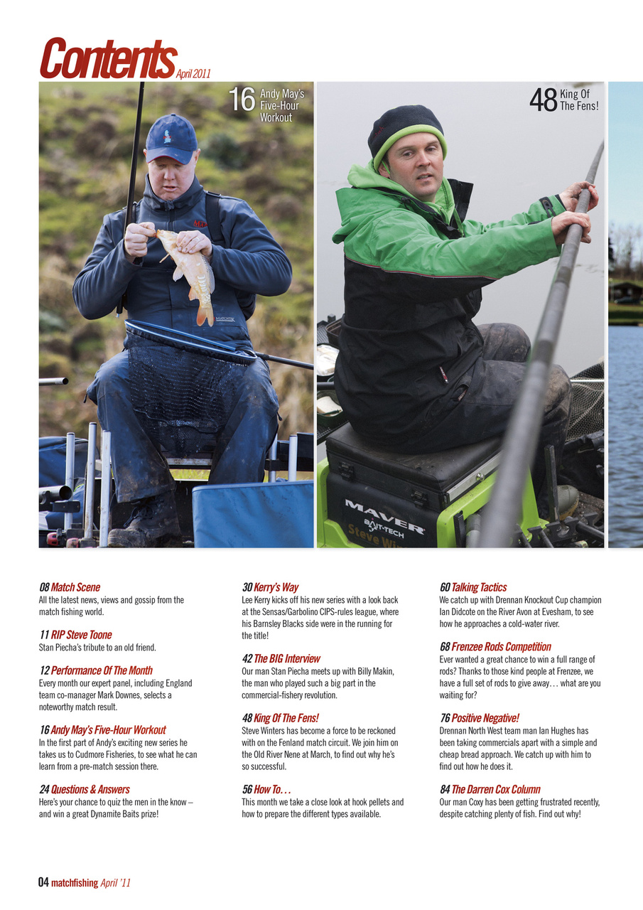 Match Fishing Preview Pages