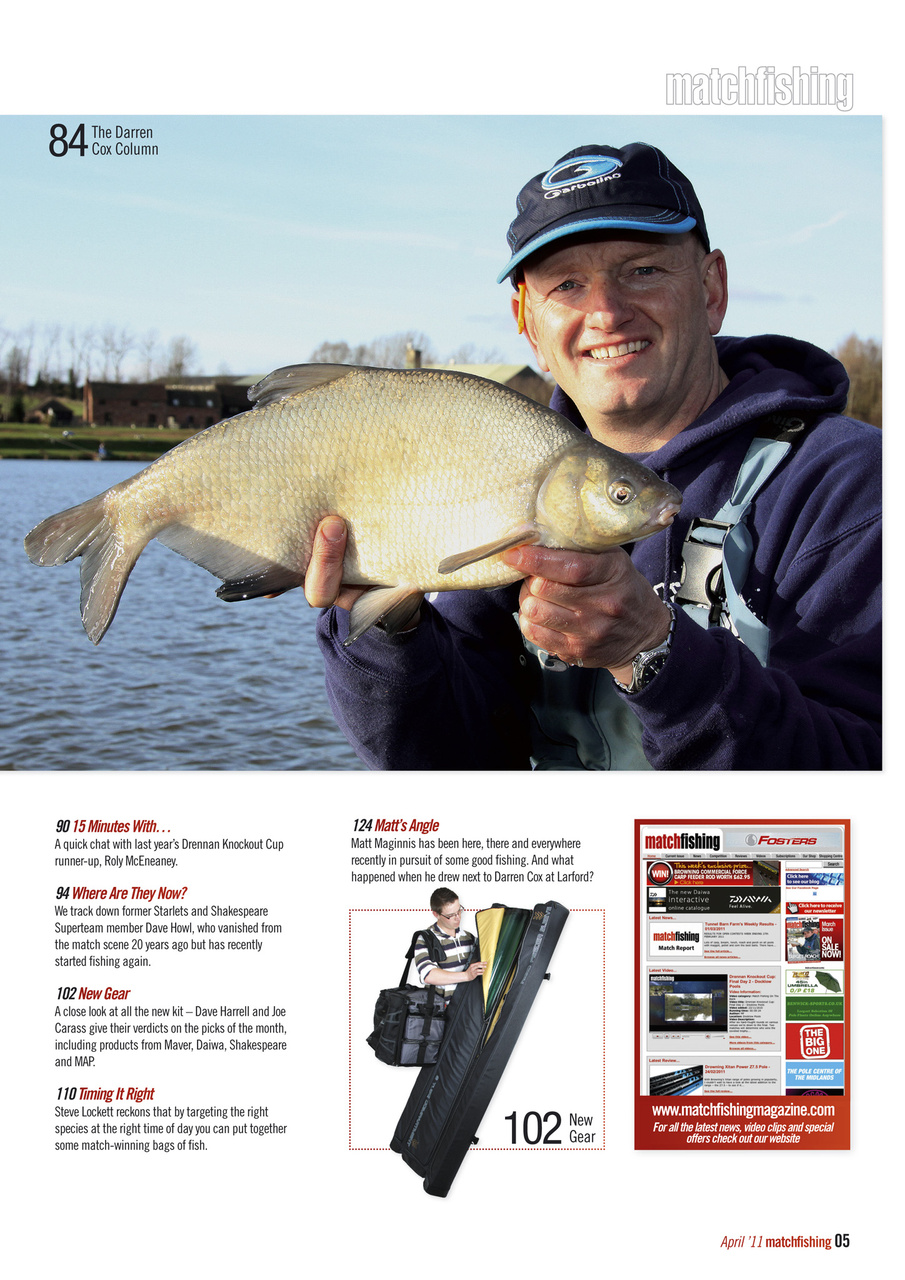 Match Fishing Preview Pages