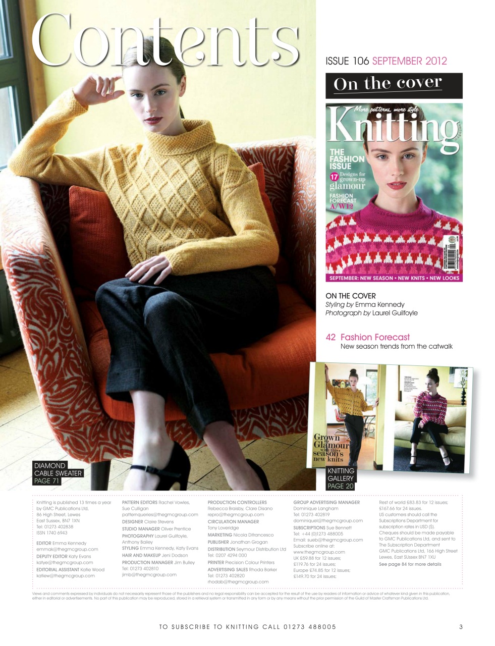 Knitting Preview Pages