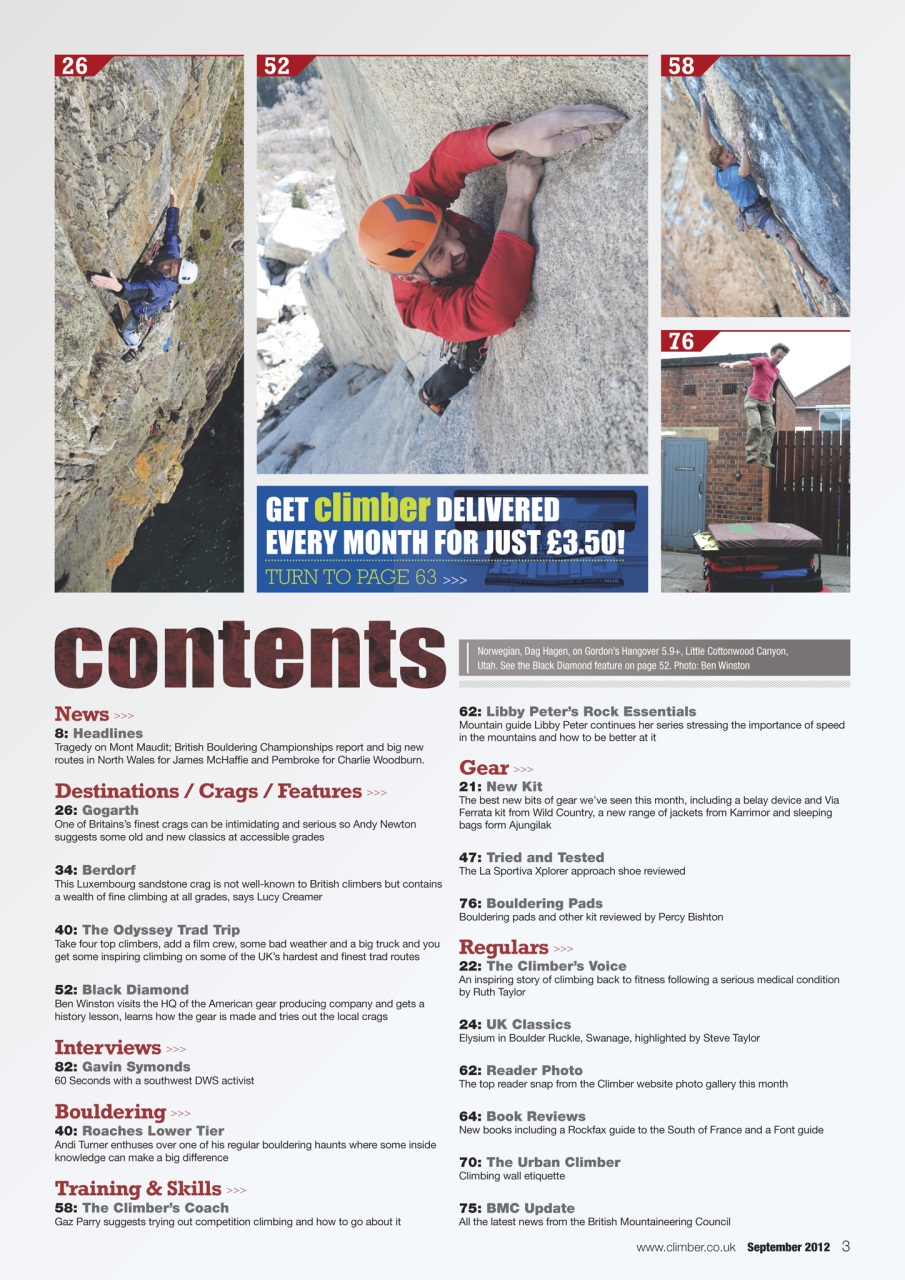 Climber Preview Pages