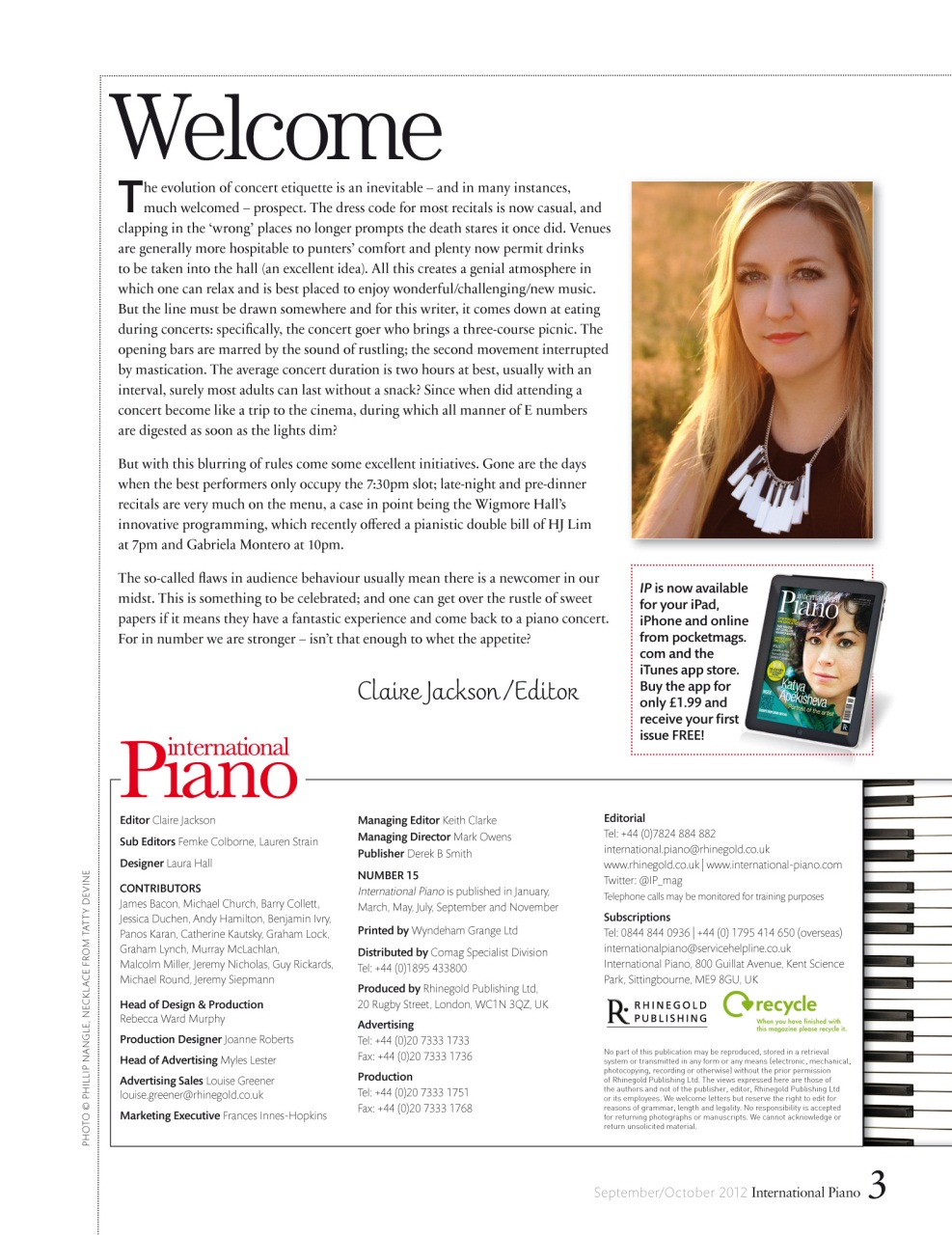 International Piano Preview Pages