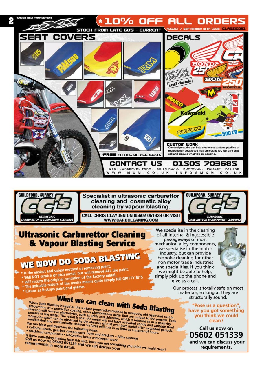 Classic Dirt Bike Preview Pages