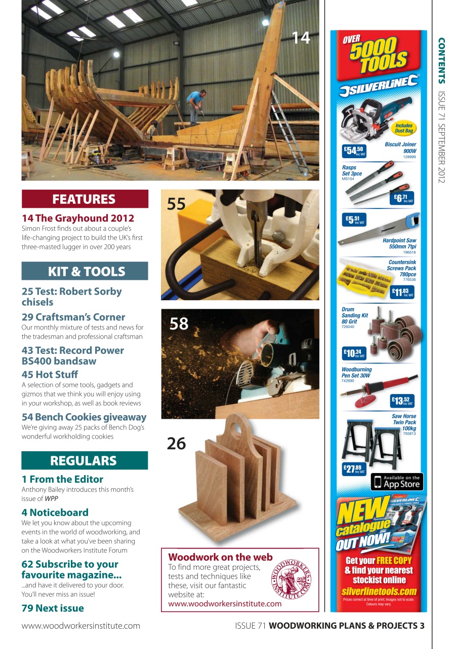 Woodworking Crafts Magazine Preview Pages
