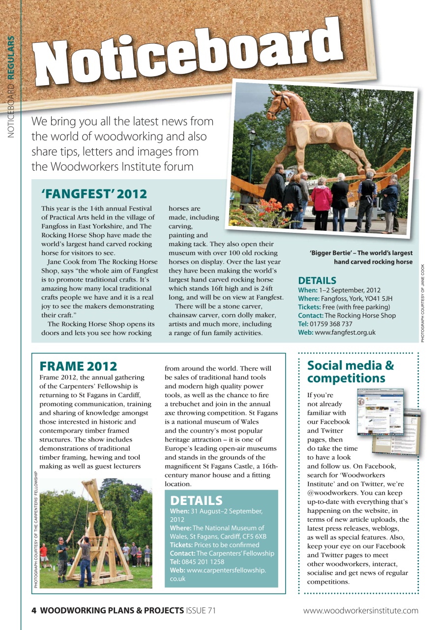 Woodworking Crafts Magazine Preview Pages