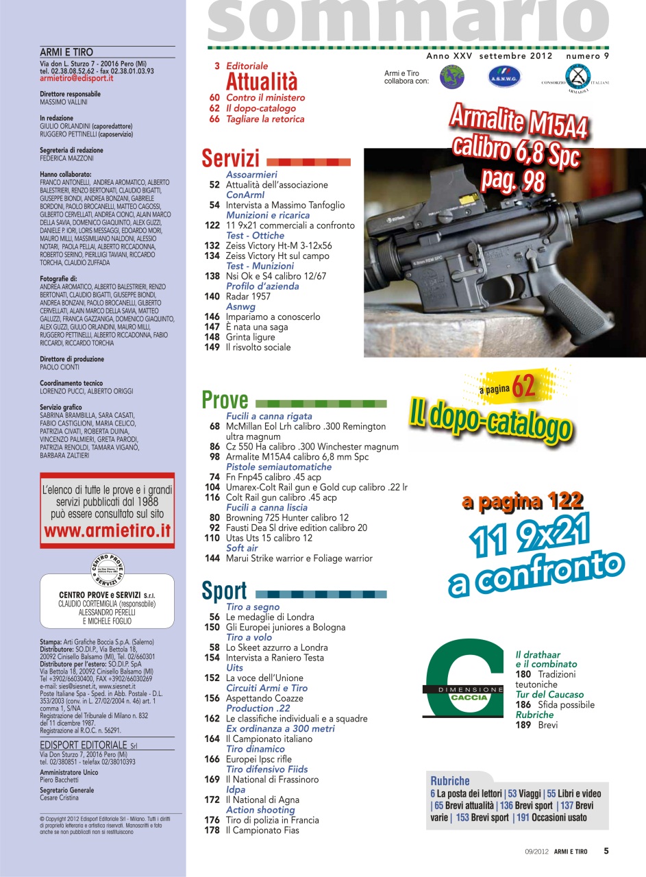 Armi E Tiro Preview Pages