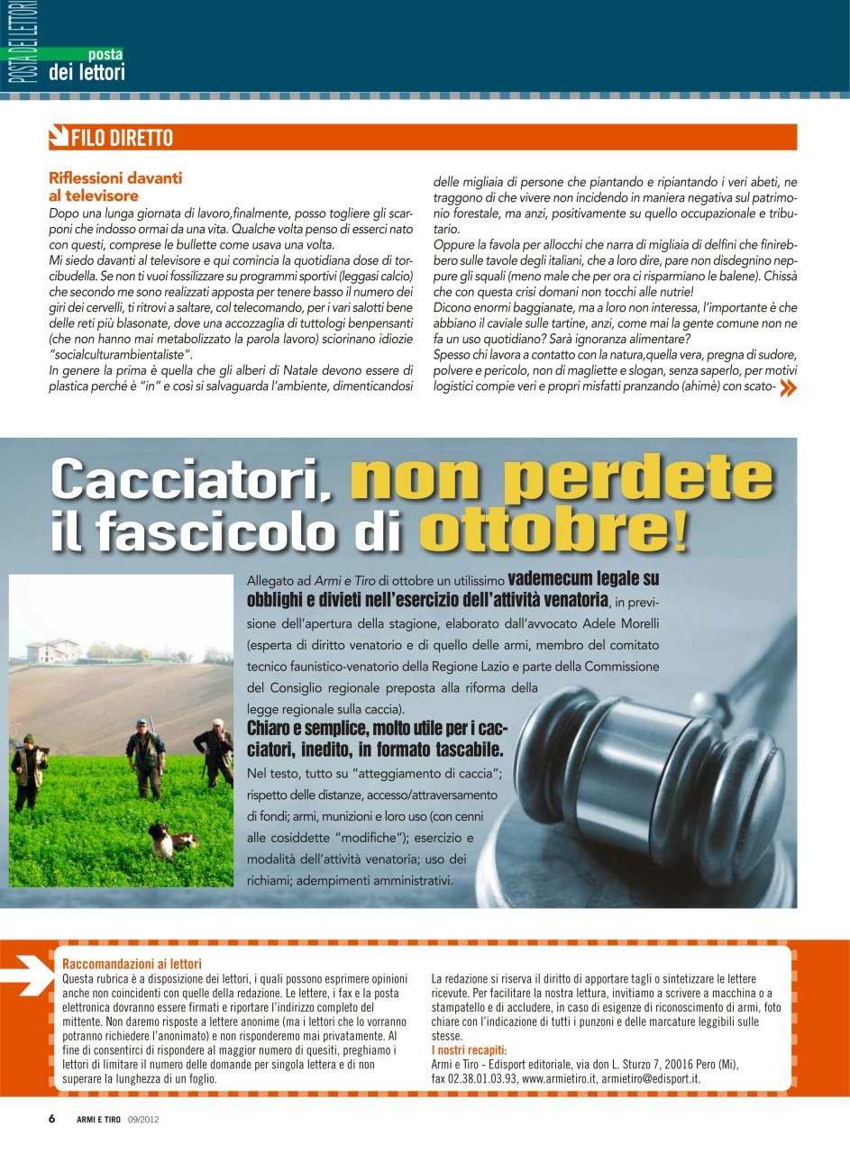 Armi E Tiro Preview Pages