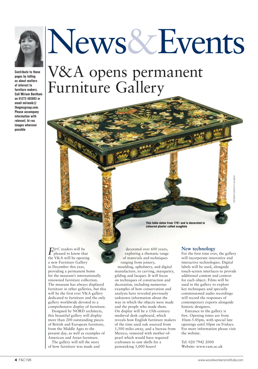 Furniture & Cabinetmaking Preview Pages