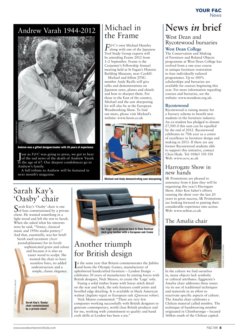Furniture & Cabinetmaking Preview Pages