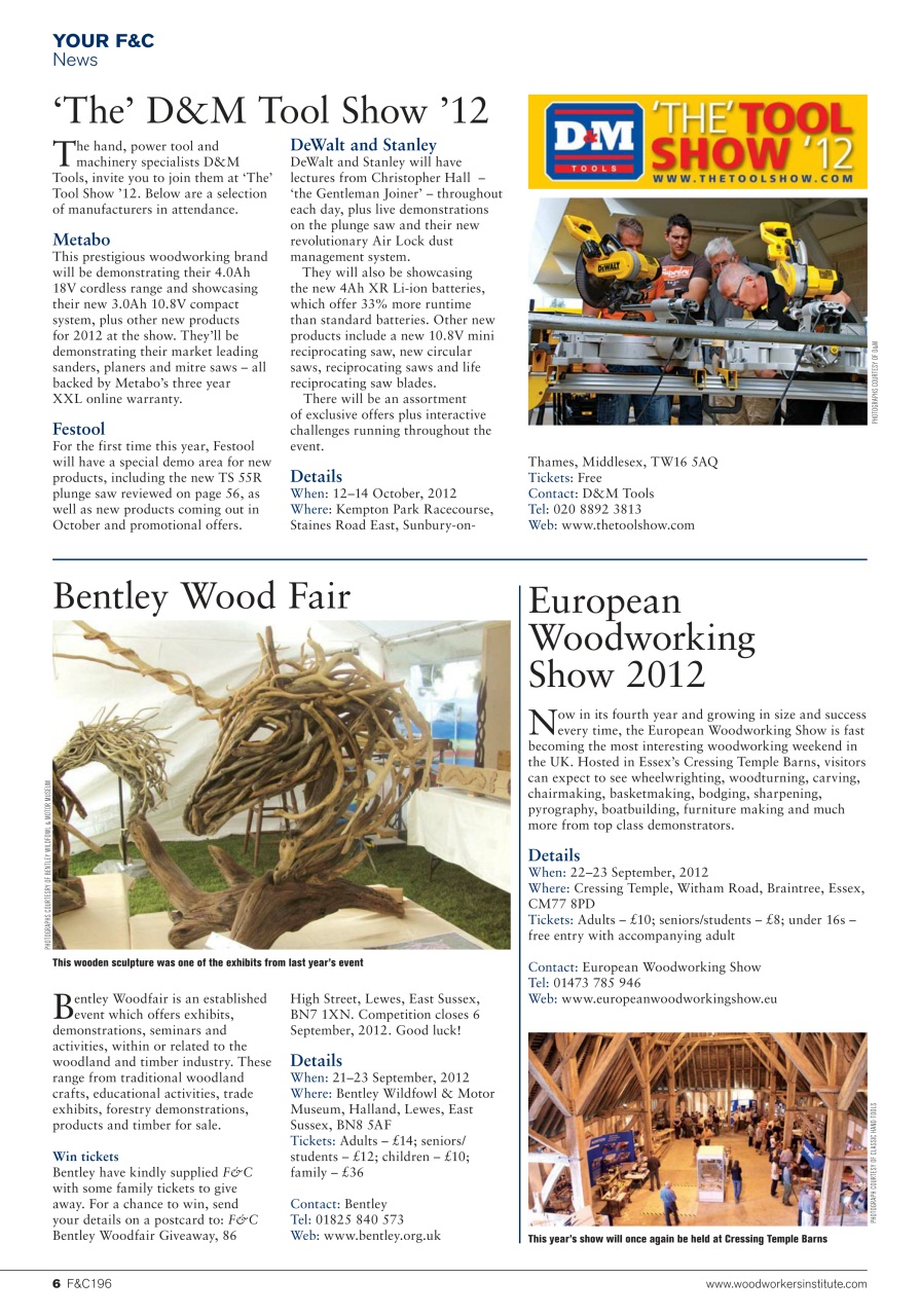 Furniture & Cabinetmaking Preview Pages