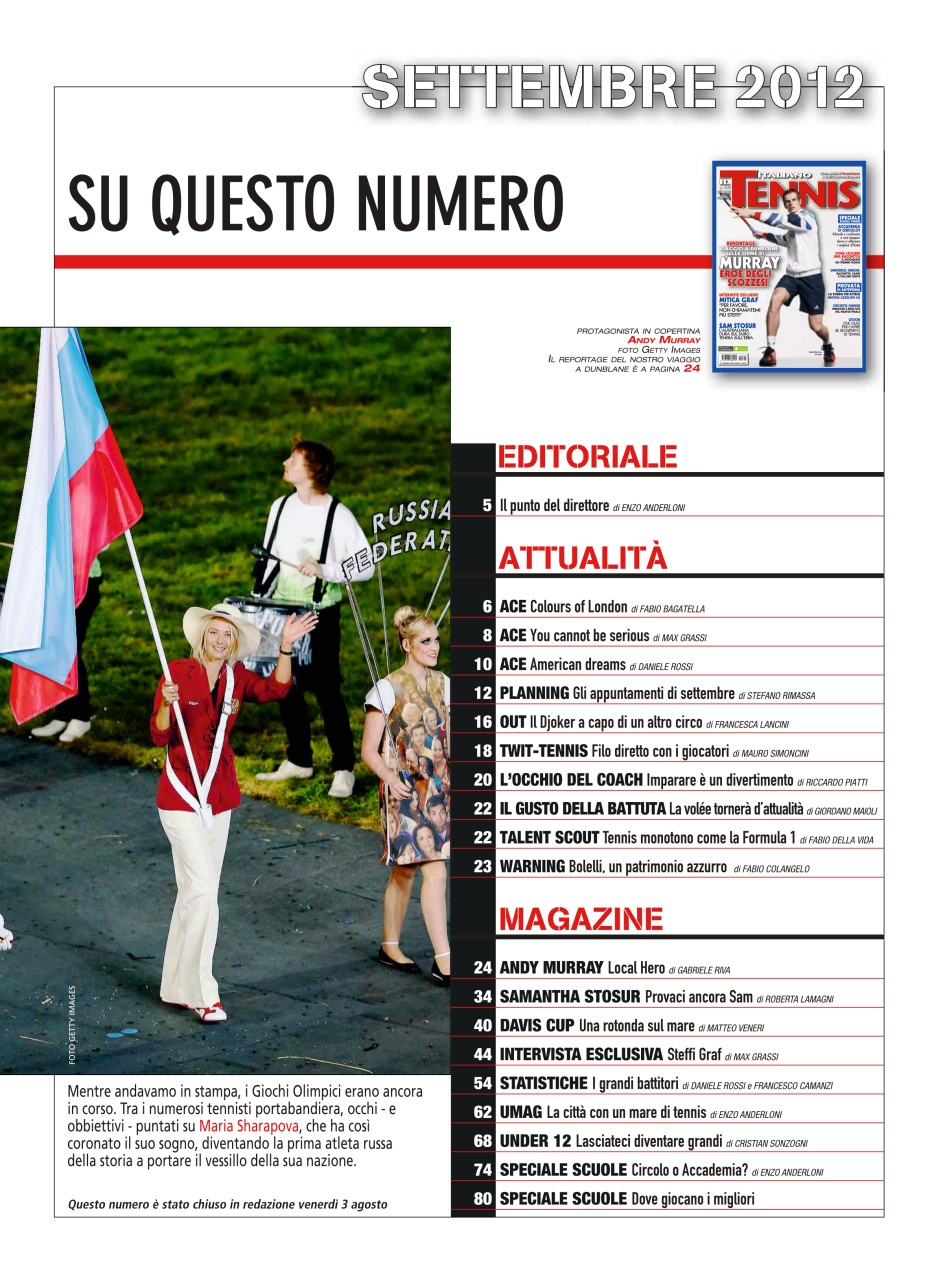 Il Tennis Italiano Preview Pages