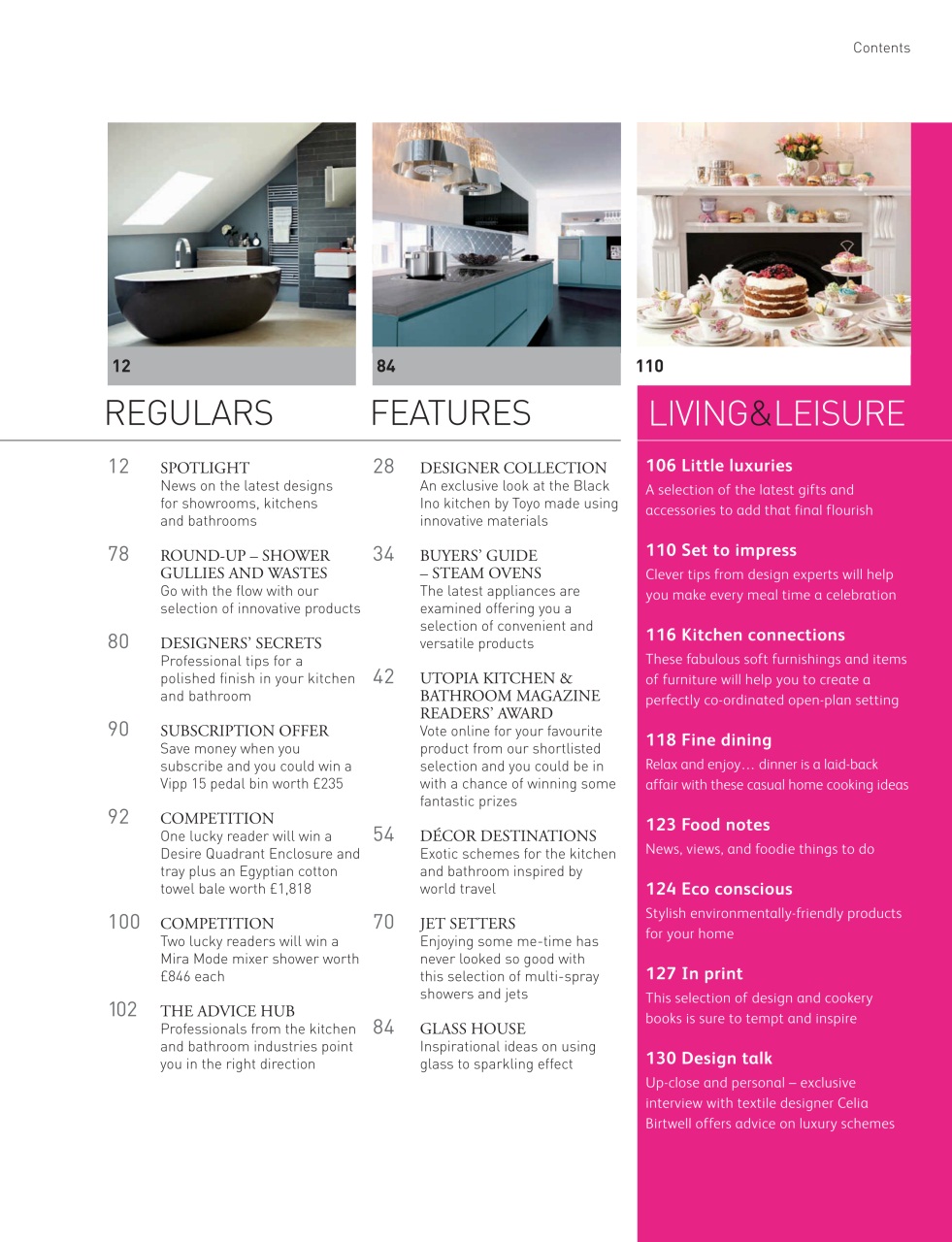 Utopia Kitchen & Bathroom Preview Pages