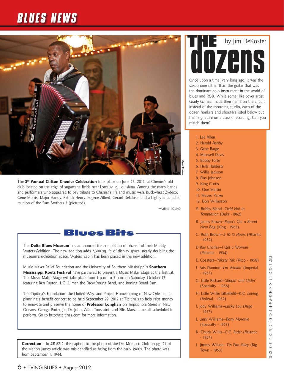 Living Blues Preview Pages