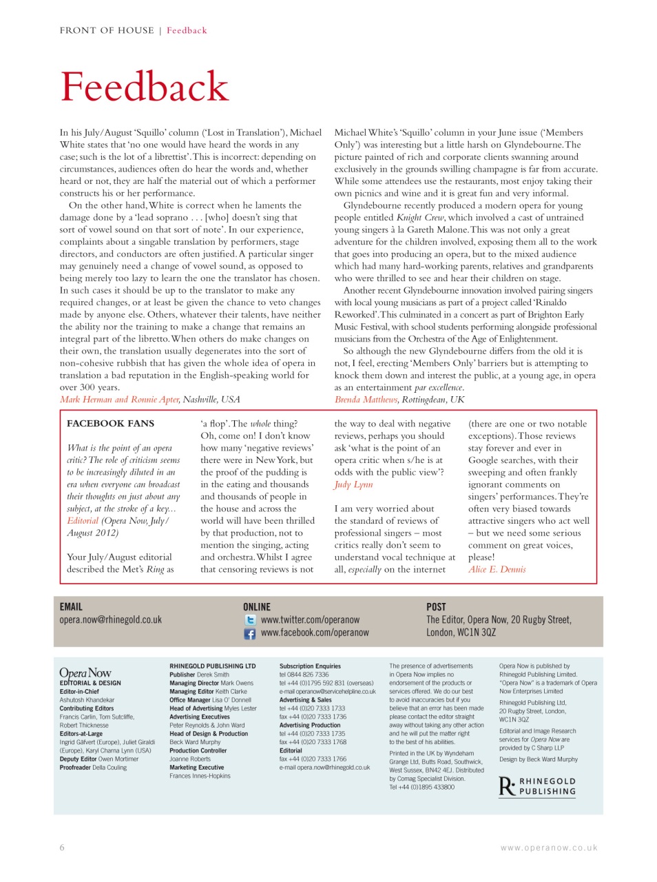 Opera Now Preview Pages