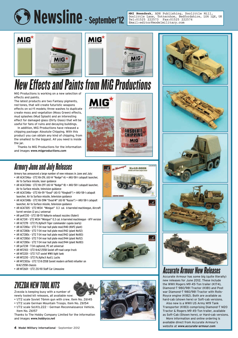 Model Military International Preview Pages