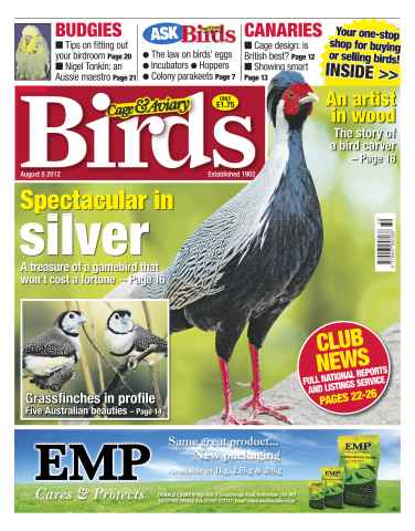 Cage & Aviary Birds issue Cage and Aviary August 8 2012