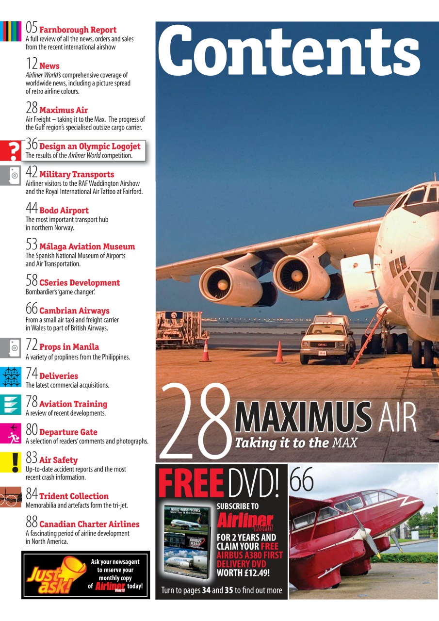 Airliner World Preview Pages