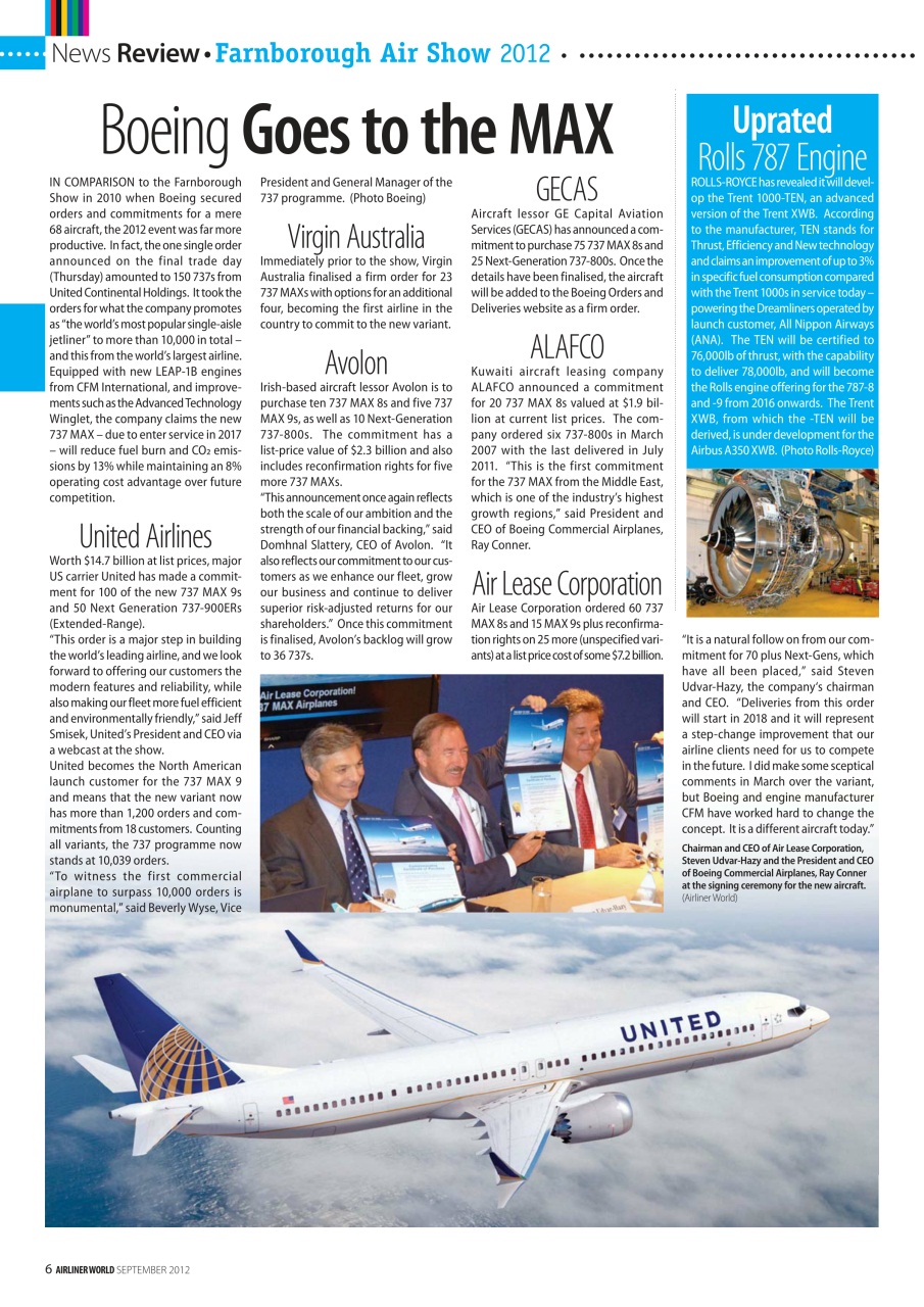Airliner World Preview Pages