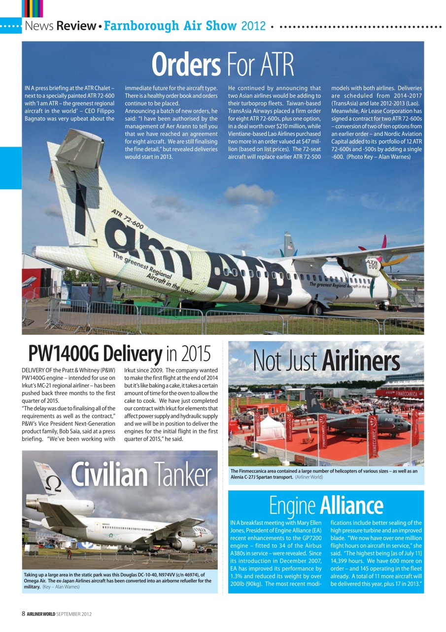 Airliner World Preview Pages