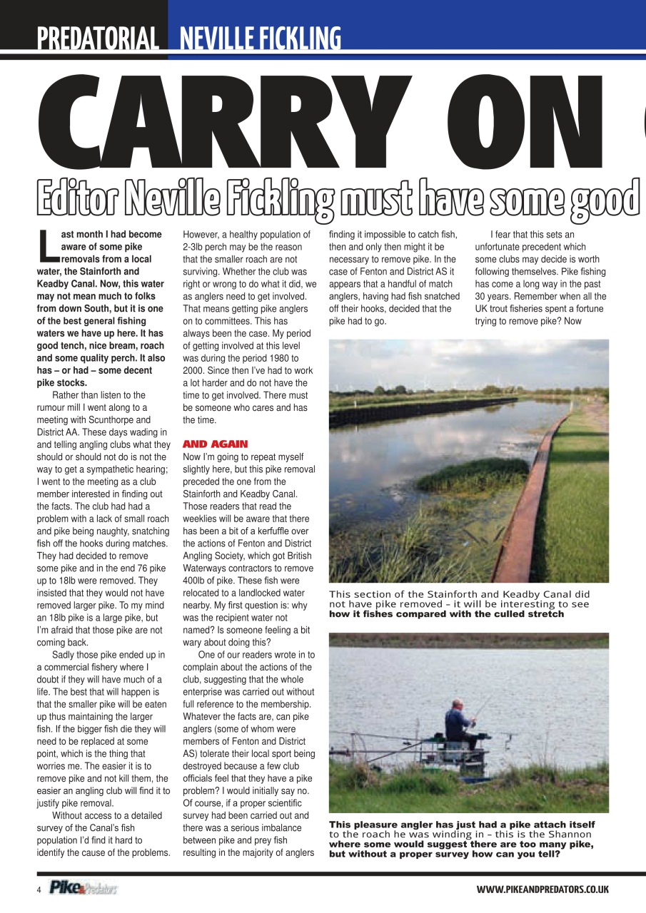 Pike & Predators Preview Pages
