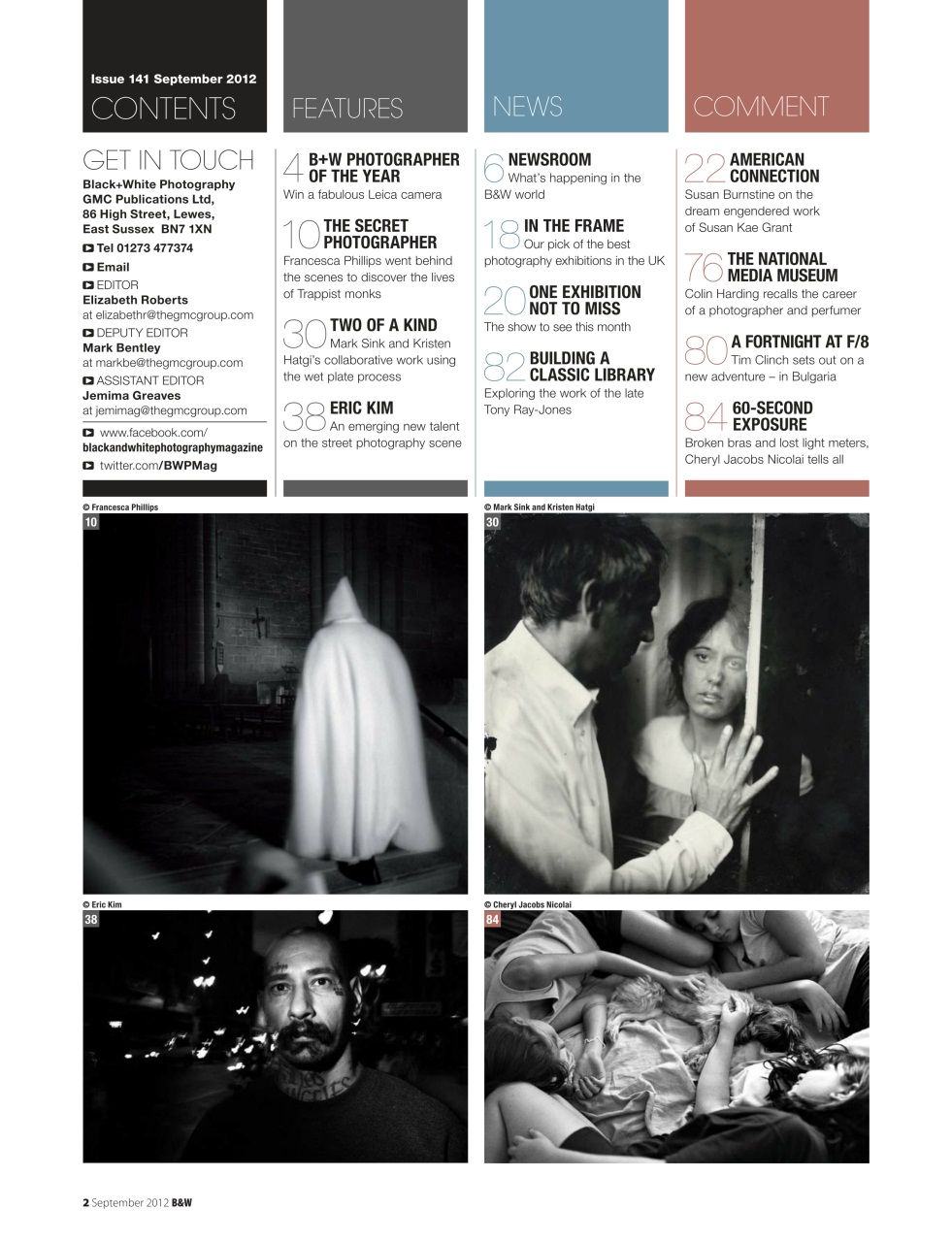 Black+White Photography Preview Pages