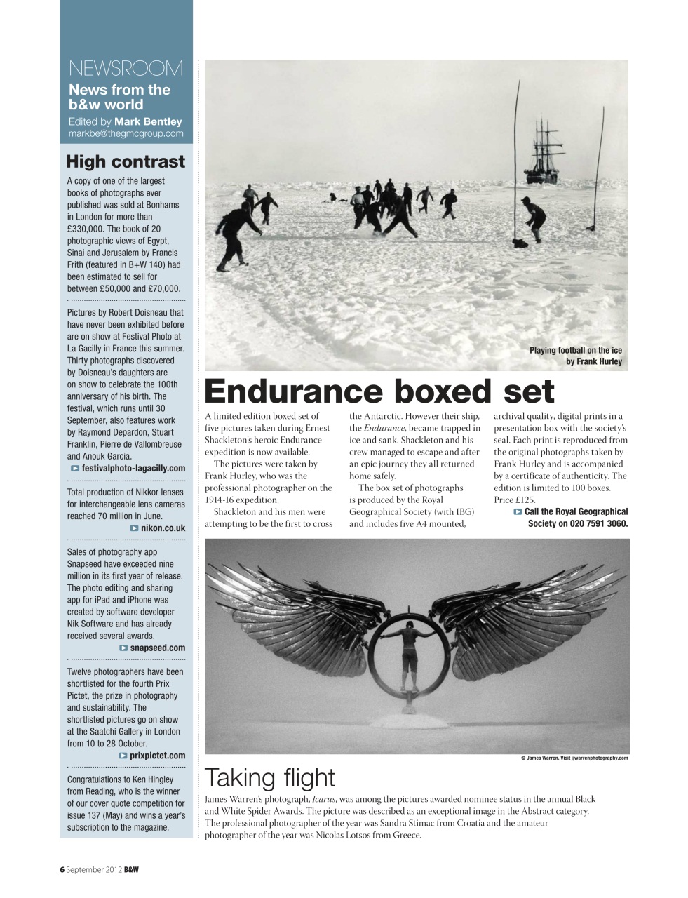 Black+White Photography Preview Pages
