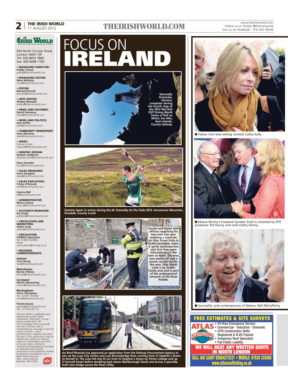 Irish World Preview Pages
