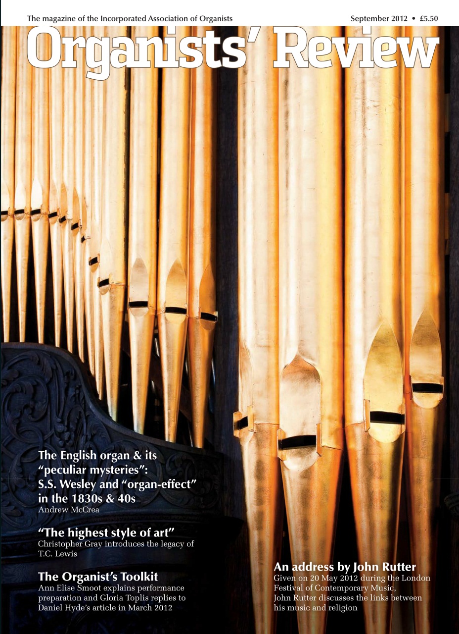 Organists' Review Preview Pages