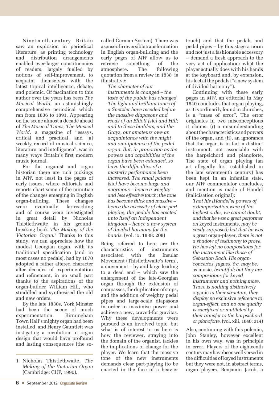 Organists' Review Preview Pages