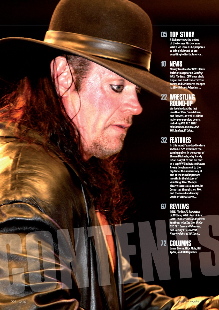 Wrestletalk Magazine Preview Pages