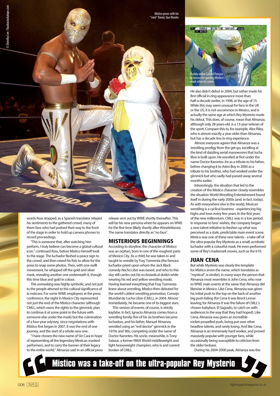 Wrestletalk Magazine Preview Pages