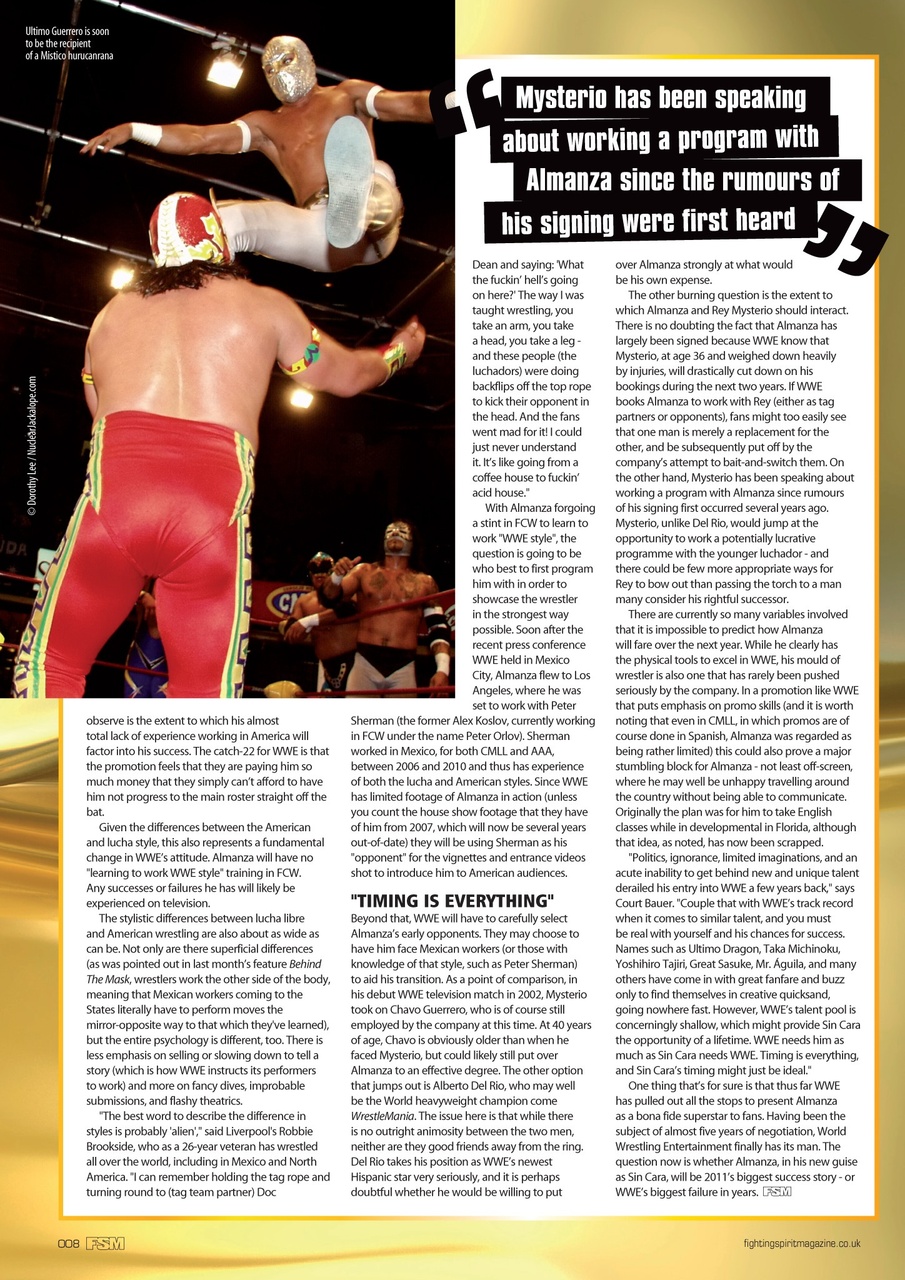 Wrestletalk Magazine Preview Pages