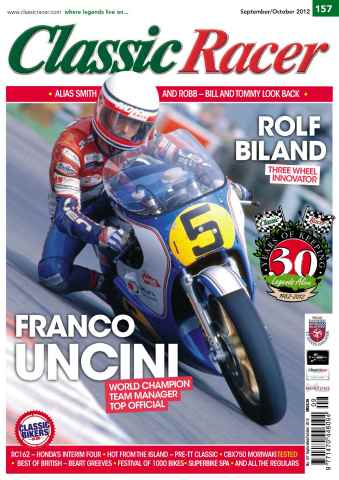 Classic Racer issue September - October 2012