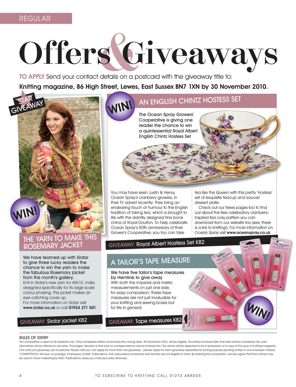 Knitting Preview Pages