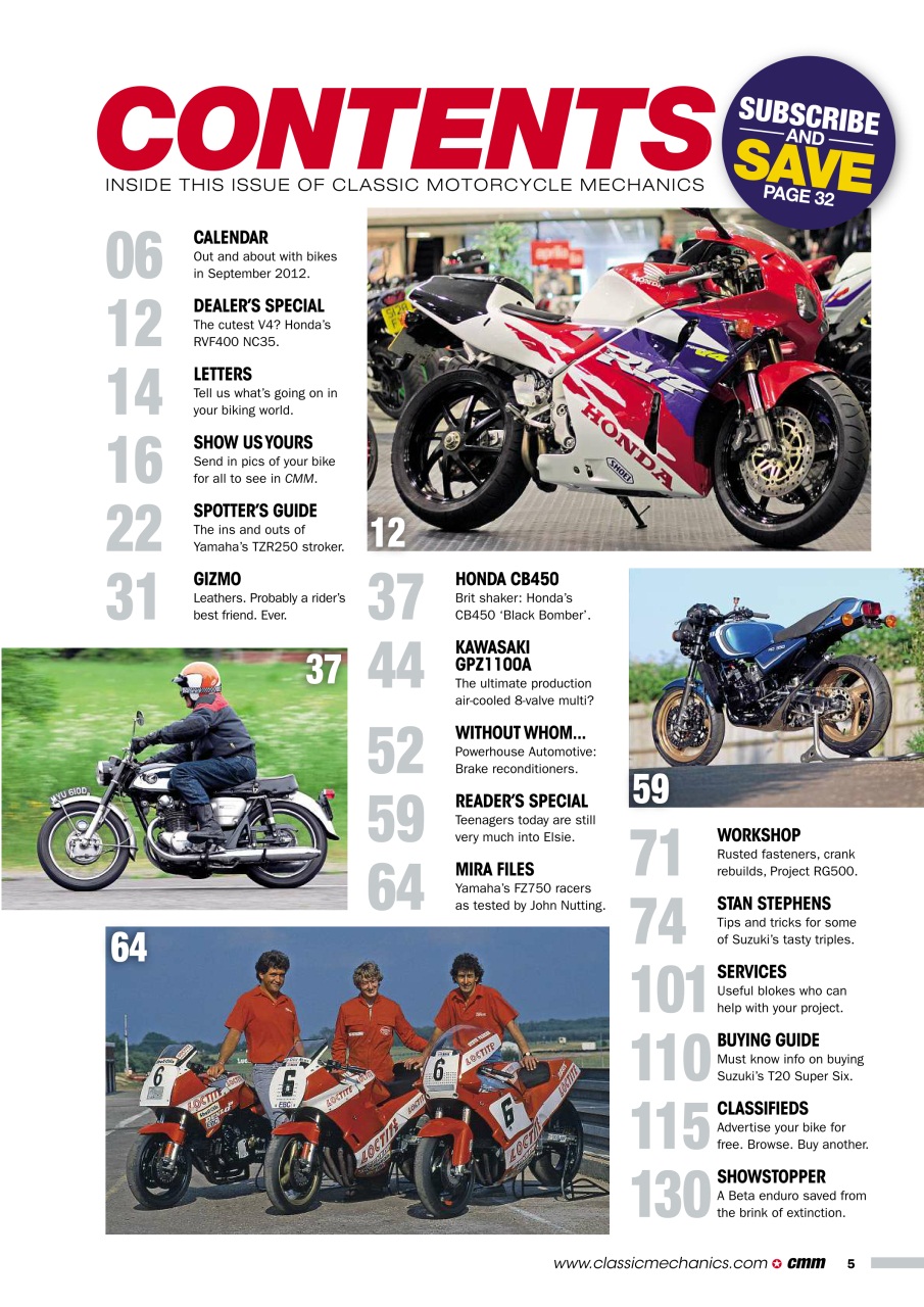 Classic Motorcycle Mechanics Preview Pages