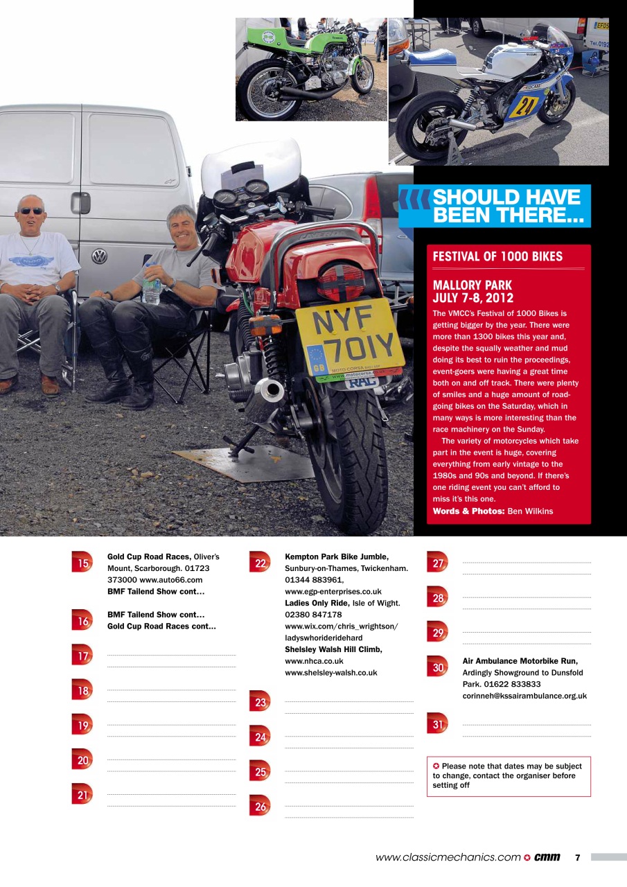 Classic Motorcycle Mechanics Preview Pages