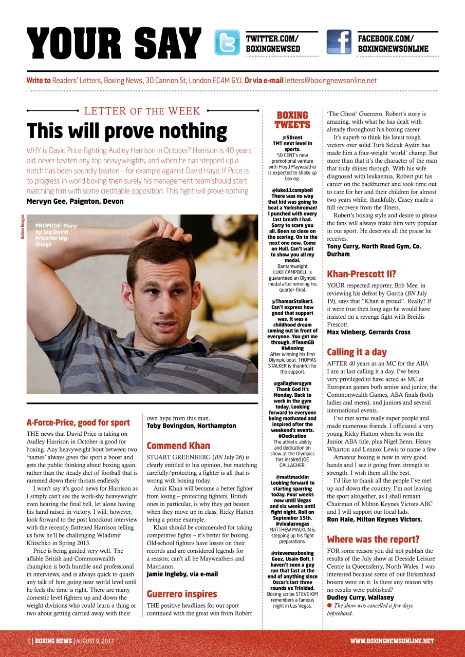 Boxing News Preview Pages