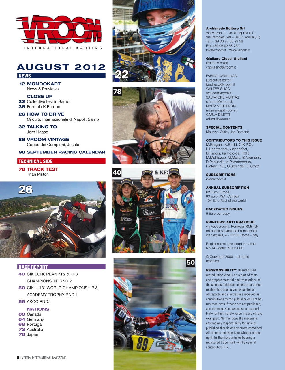 Vroom International Preview Pages