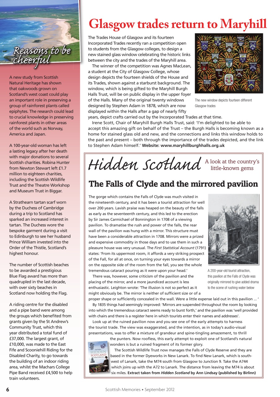 Scottish Memories Preview Pages