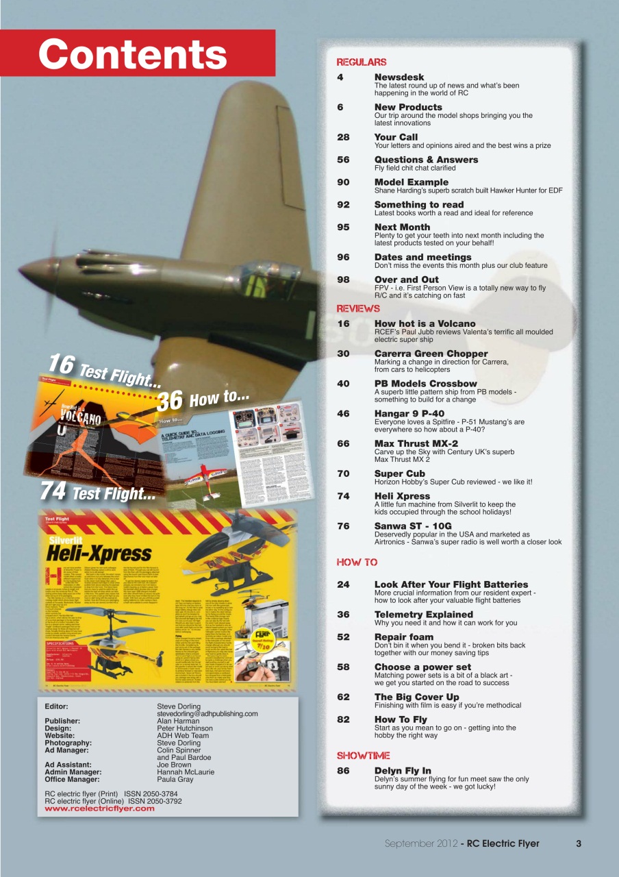 RC Electric Flyer Preview Pages