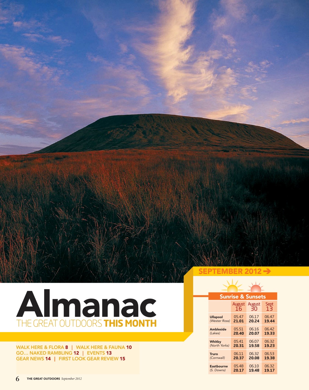 TGO - The Great Outdoors Magazine Preview Pages