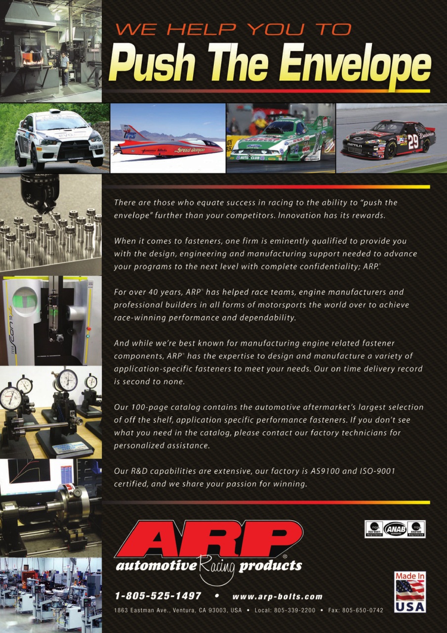 Race Engine Technology Preview Pages