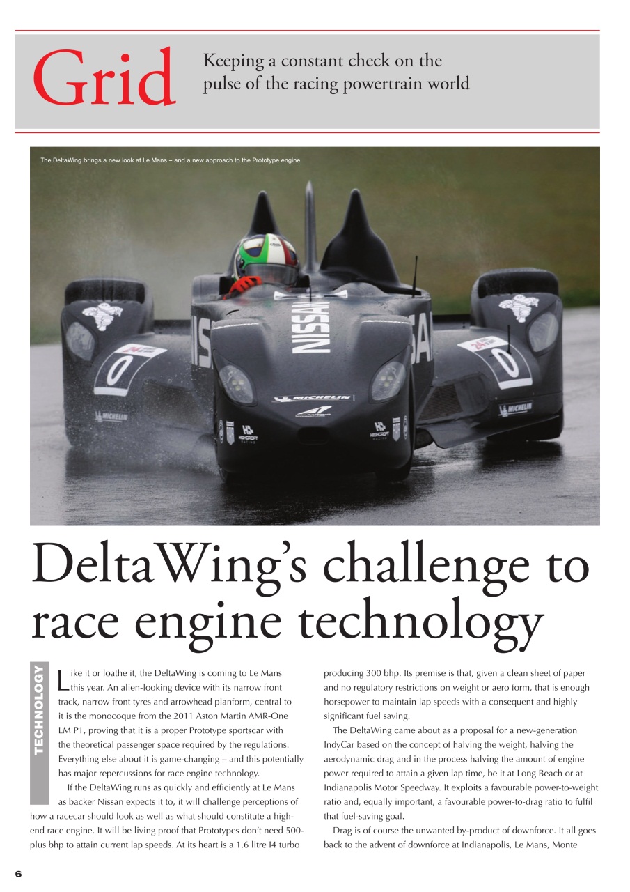 Race Engine Technology Preview Pages