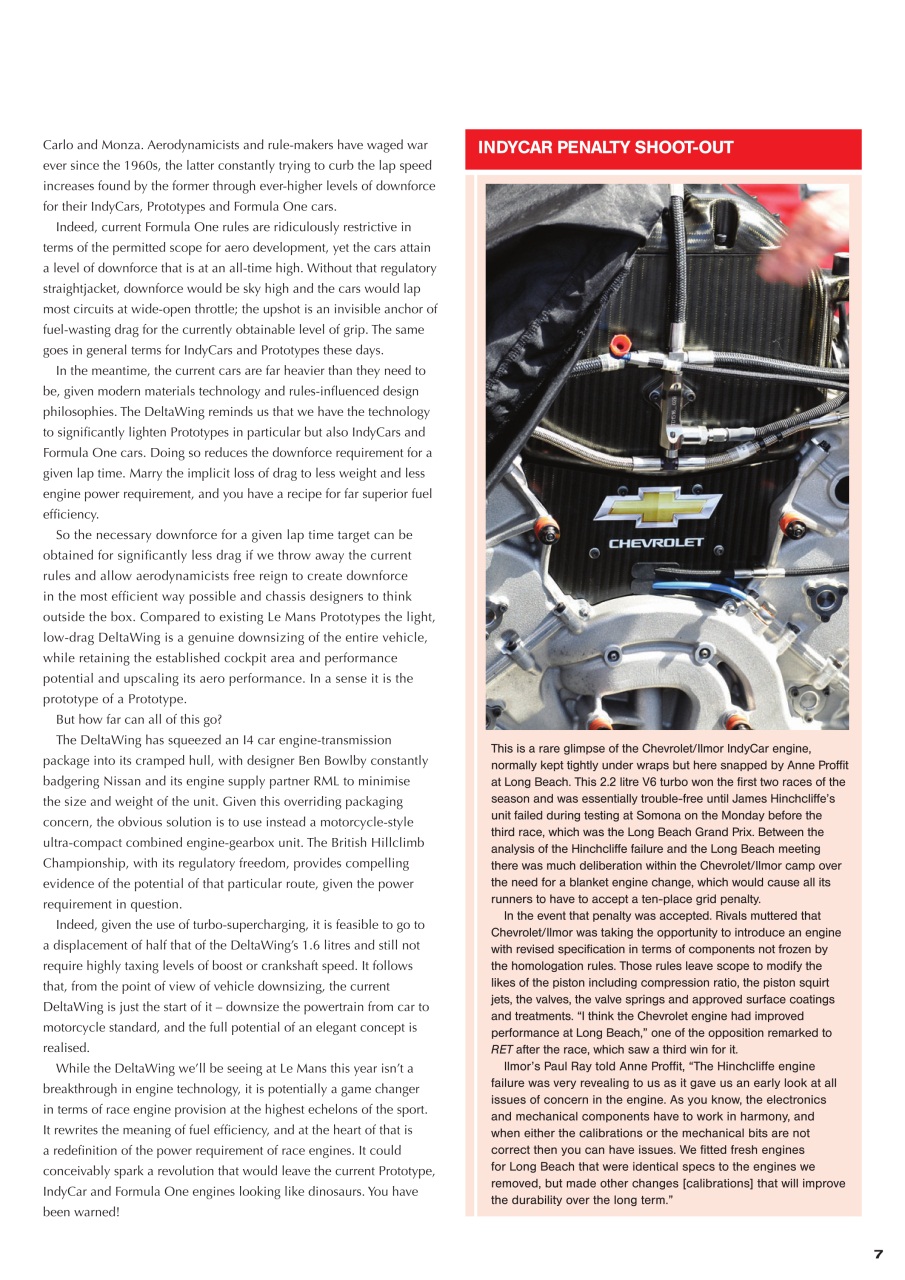 Race Engine Technology Preview Pages