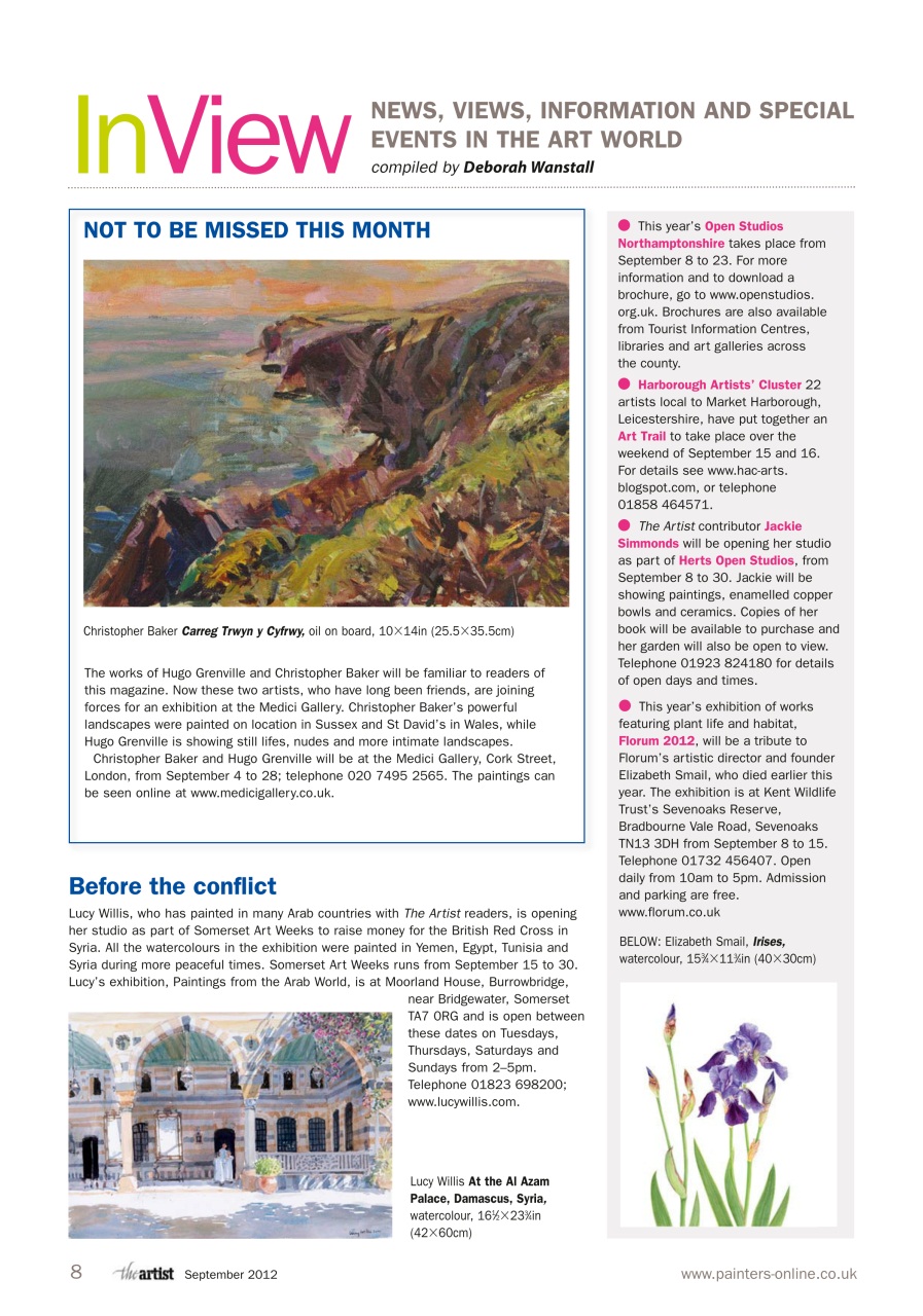 The Artist Preview Pages