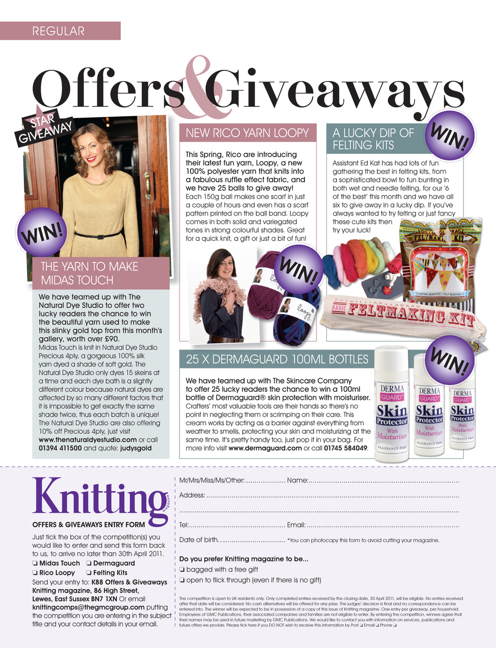 Knitting Preview Pages