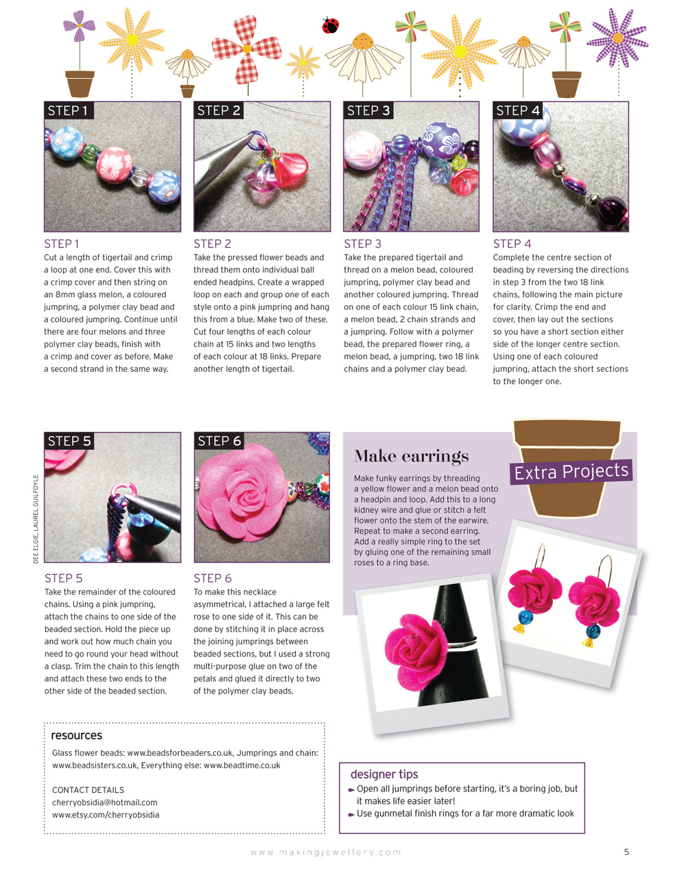 Making Jewellery Preview Pages