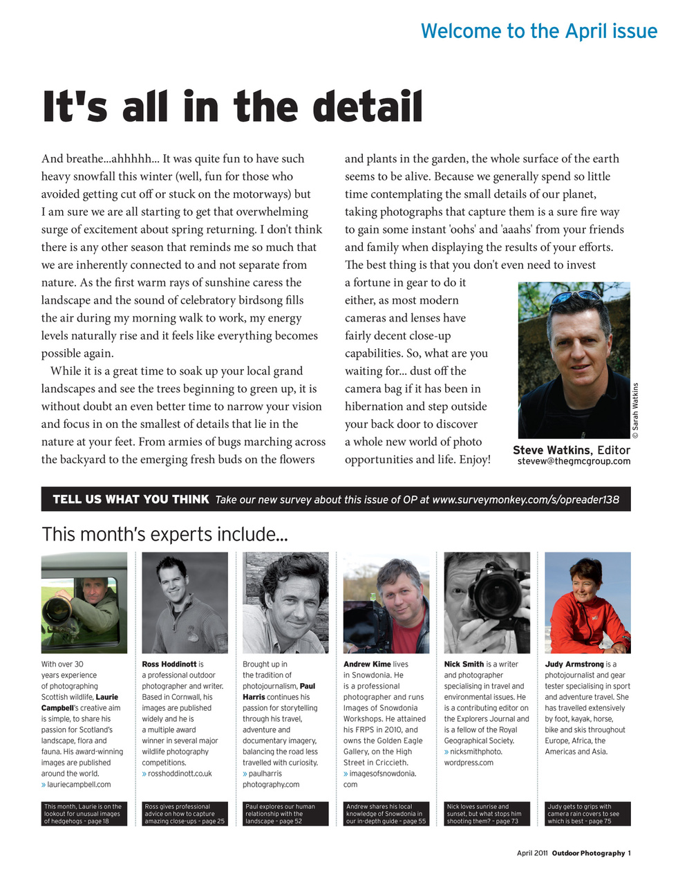 Outdoor Photography Preview Pages