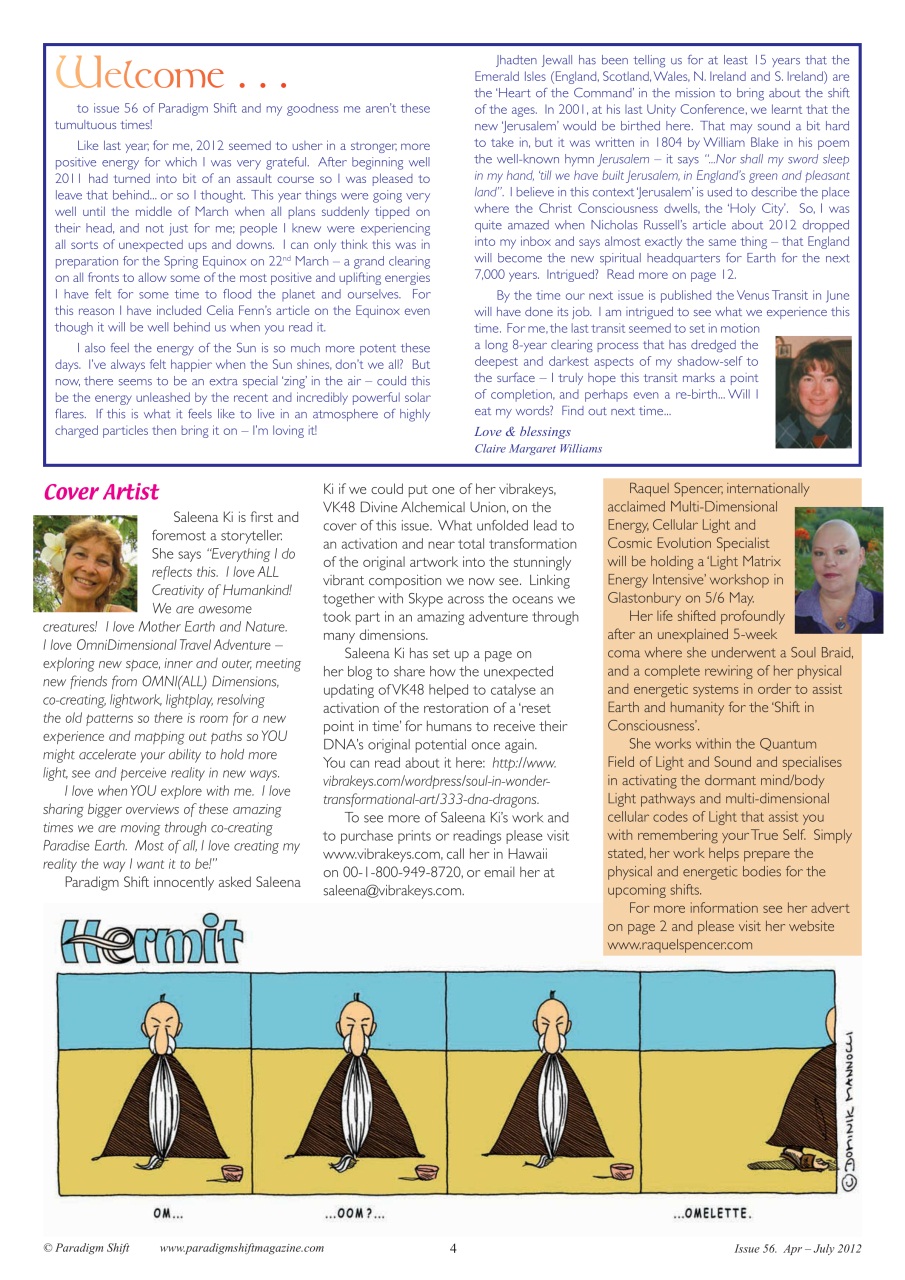 Paradigm Shift Preview Pages