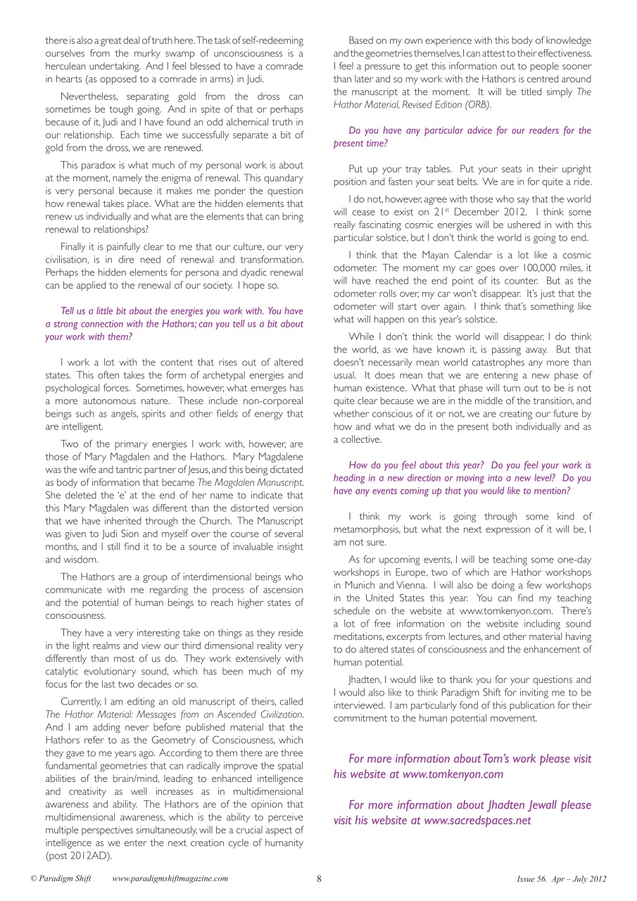 Paradigm Shift Preview Pages