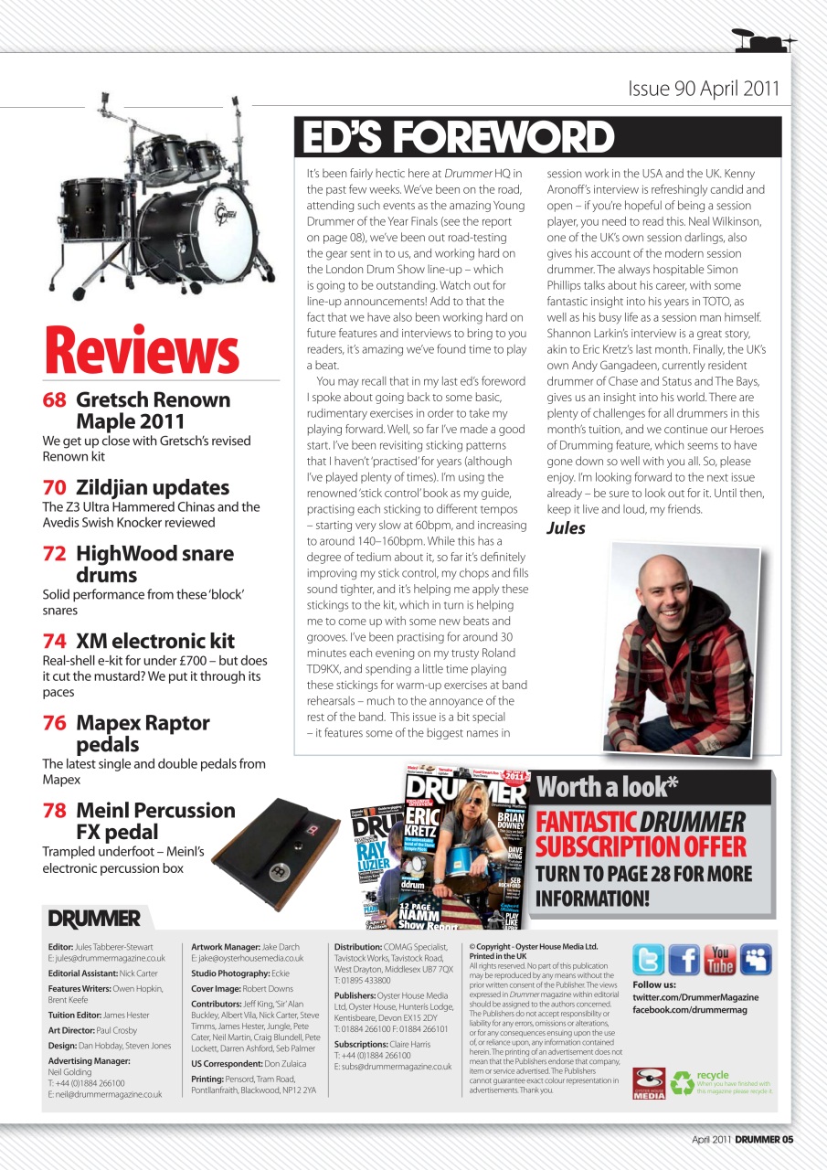 iDrum magazine: Never miss a beat Preview Pages